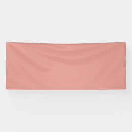Simple pastel flamingo pink color banner