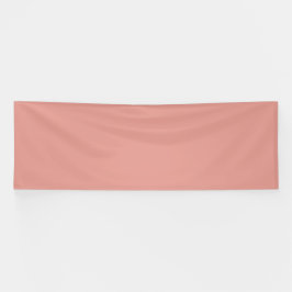 Simple pastel flamingo pink color banner