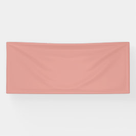 Simple pastel flamingo pink color banner