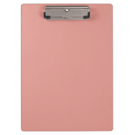 Simple pastel flamingo pink color klemmbrett