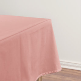 Simple pastel flamingo pink color tischdecke