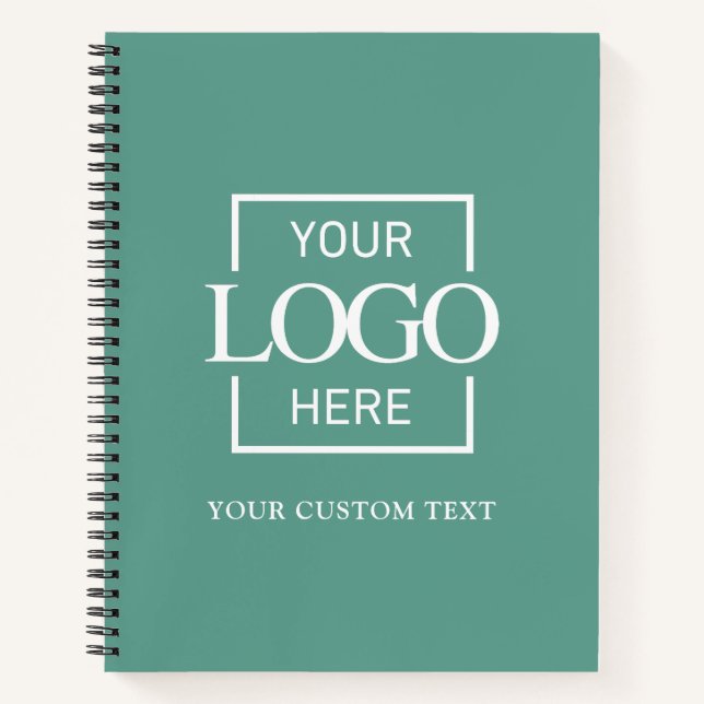 Simple Personalized Business Logo Promotional  Notizbuch (Vorderseite)