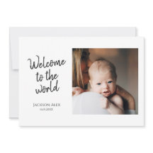 Simple Photo Collage Welcome to the world Birth