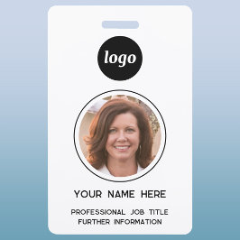 Simple Photo ID Nametag  Ausweis