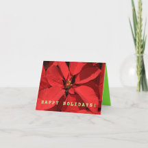 Simple Poinsettia Weihnachten