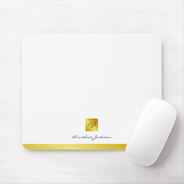 Simple Professional Branding Business Mousepad (Mit Mouse)