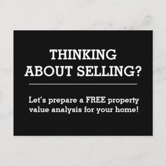 Simple Real Estate Postcard Postkarte