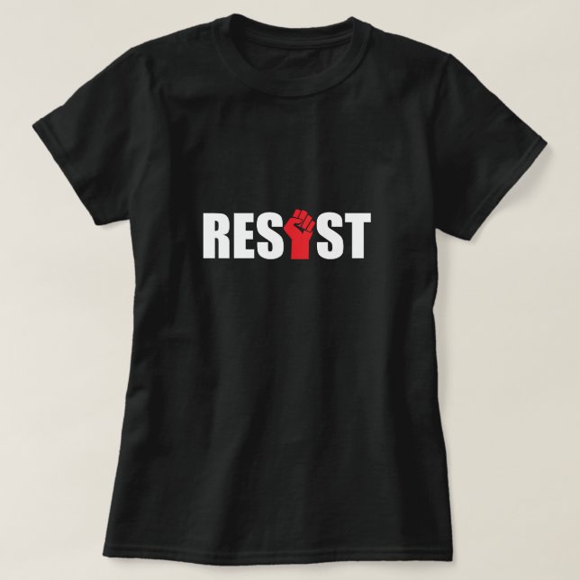 Simple Resist Fist T - Shirt (Design vorne)