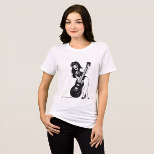 Simple Rock Girl T - Shirt - Fett für sie
