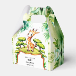 Simple Safari Giraffe Baby Dusche Geschenkschachtel