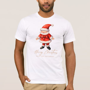 Simple Santa Clause White T-Shirt
