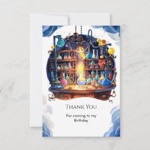 Simple Science Fun Scientist zum Geburtstag Dankeskarte