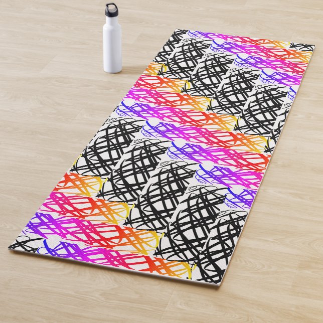 Simple Scribble | Heringshai | Yogamatte (Beispiel)