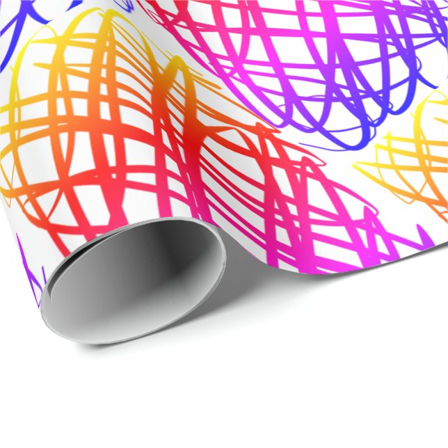 Simple Scribble | Ipanema Filter | halber Rückgang Geschenkpapier (Rolleneckpunkt)