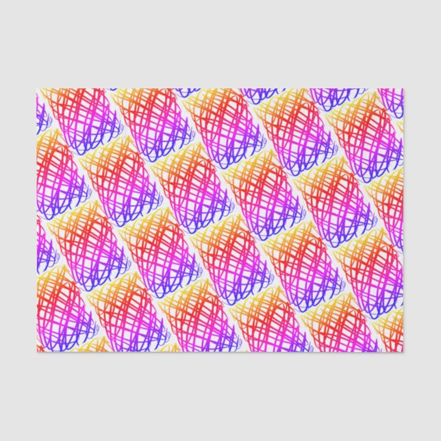 Simple Scribble | Ipanema Filter | halber Rückgang Seidenpapier (Vorderseite)