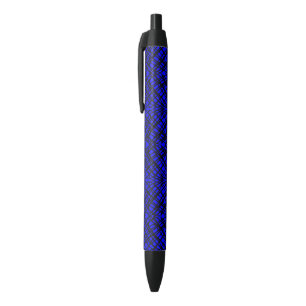 Simple Scribble Spiegelung Blau Kugelschreiber