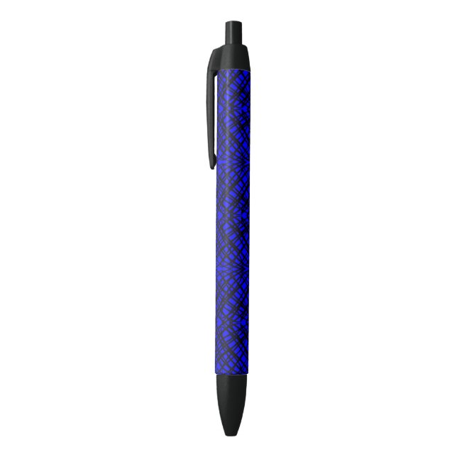 Simple Scribble | Spiegelung | Blau | Kugelschreiber (Oberseite (Vertikal))