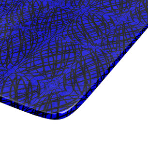 Simple Scribble   Spiegelung   Blau   Schneidebrett