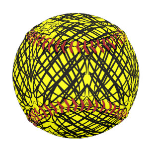Simple Scribble   Spiegelung   Gelb   Baseball