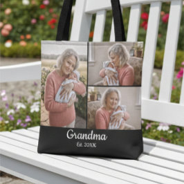 Simple Script Grandma Est. 3 Photo Year