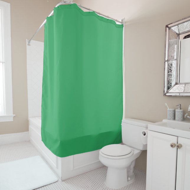 Simple Sea Green Authority® Duschvorhang (Beispiel)