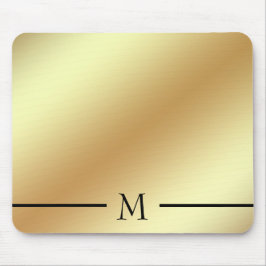 Simple Shiny Gold Mousepad