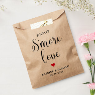 Simple S'more Liebe Gastgeschenk Hochzeit Bag Geschenktütchen