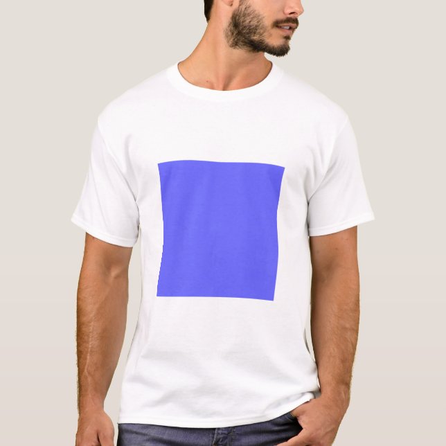 Simple Square - Electric Blue T-Shirt (Vorderseite)