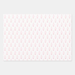 Simple Star Tree Mid Mod Frohe Weihnachten Geschenkpapier Set