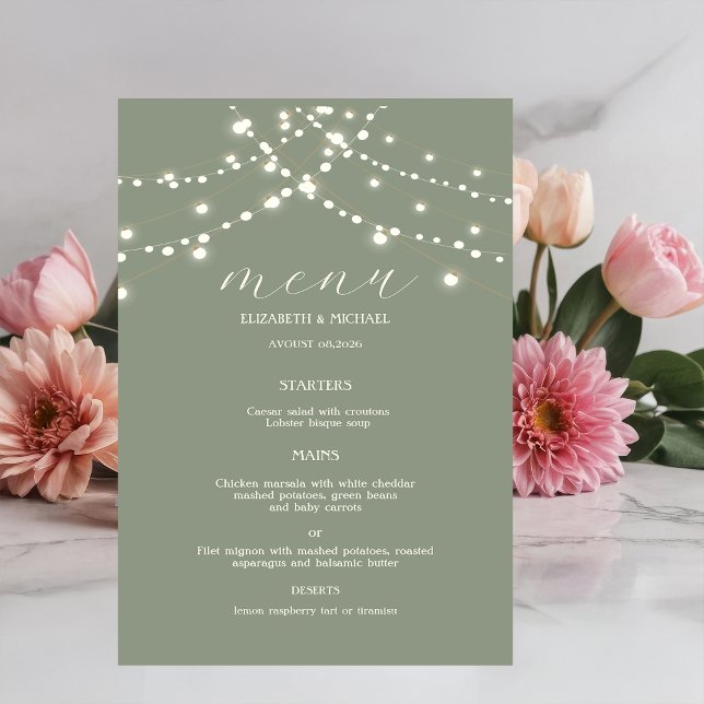 Simple String Lights Sage Green  (Von Creator hochgeladen)