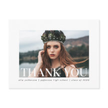 Simple Style Foto Abschluss Vielen Dank