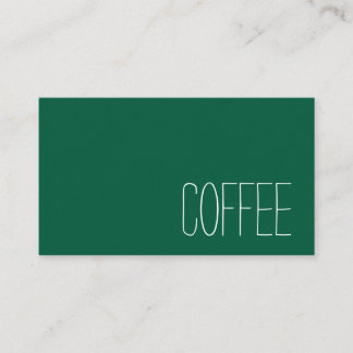 Simple Stymie Word Dark Loyalty Coffee Punch-Card Treuekarte