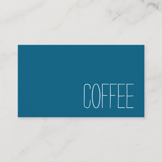 Simple Stymie Word Dark Loyalty Coffee Punch-Card Treuekarte (Vorderseite)