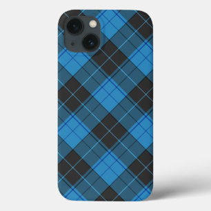 Simple tartan pattern in dark blue Case-Mate iPhone hülle