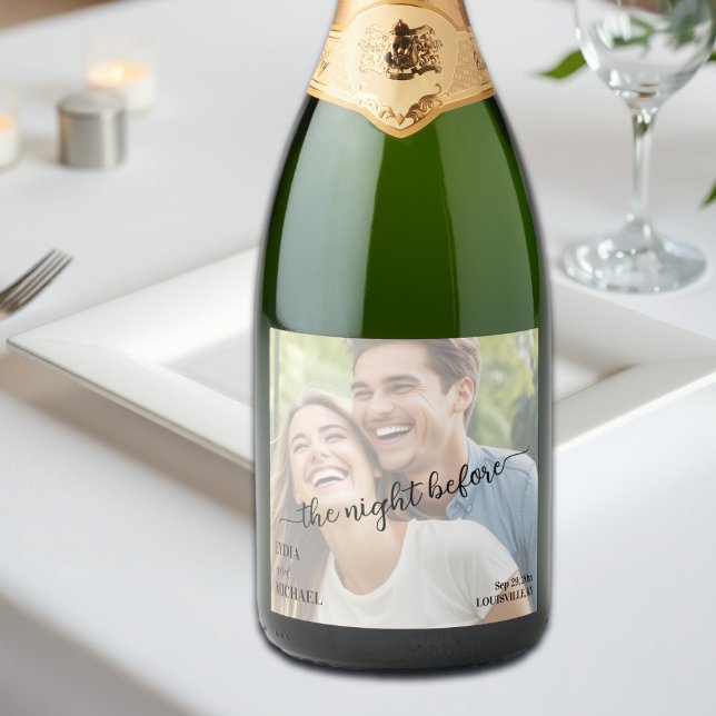 Simple Text Overlay Photo The Night Before (Von Creator hochgeladen)