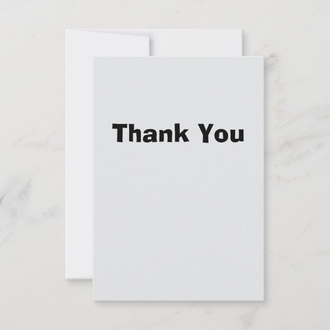 Simple Thank You Card Dankeskarte (Vorderseite)
