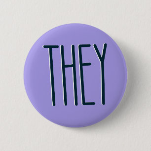 Simple THEY Pronoun Button