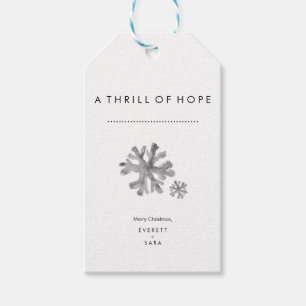Simple Thrill of Hope Gift Tag Geschenkanhänger