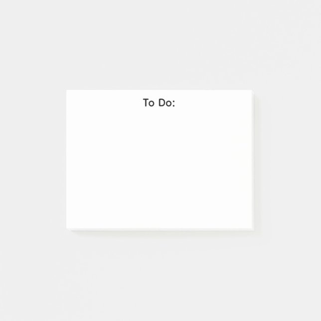 Simple To Do List - Notes Post-it Klebezettel (Vorderseite)
