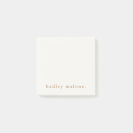 Simple Typografie Boho  Post-it Klebezettel