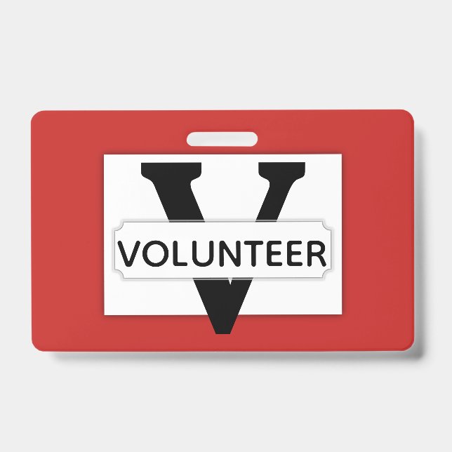 Simple V - Volunteer Ausweis (Vorderseite)