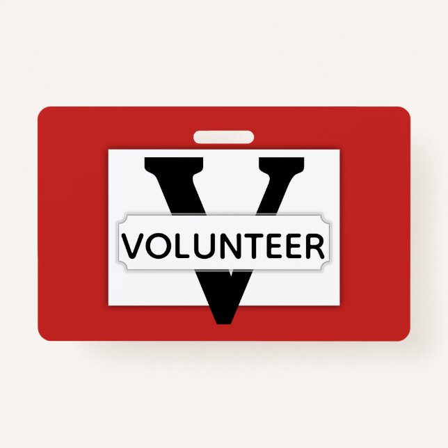 Simple V - Volunteer Ausweis (Vorderseite)