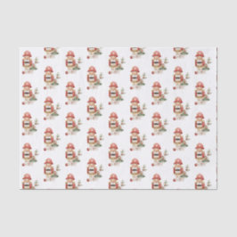 Simple Watercolor Nutcracker Weihnachten Seidenpapier