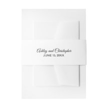 Simple White Wedding Bly Band