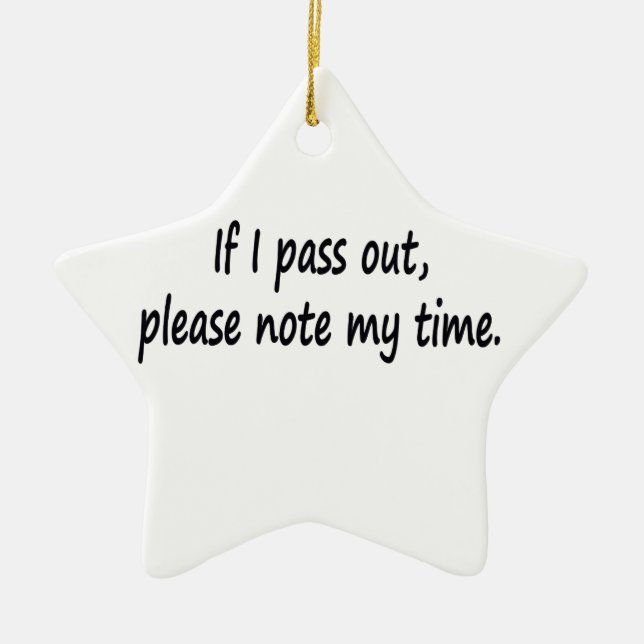 Simple Workout Spaß Gym Sprichwort Keramik Ornament (Vorne)