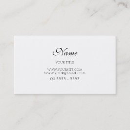 Simples e Elegante Visitenkarte