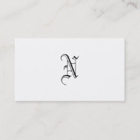 Simples Monogramm-Schmutz