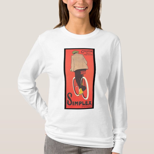 Simplexbetrieb fährt Amsterdam-Shirt rad T-Shirt (Vorderseite)