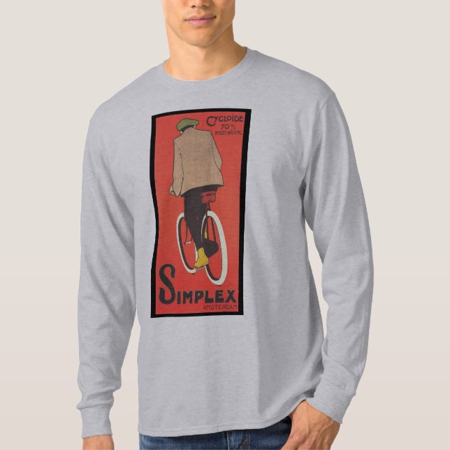 Simplexfahrrad-Plakat-Kunst - 1907 T-Shirt (Vorderseite)