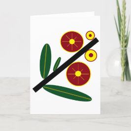 "Simplistic Imagery" Blank Grußkarte Karte